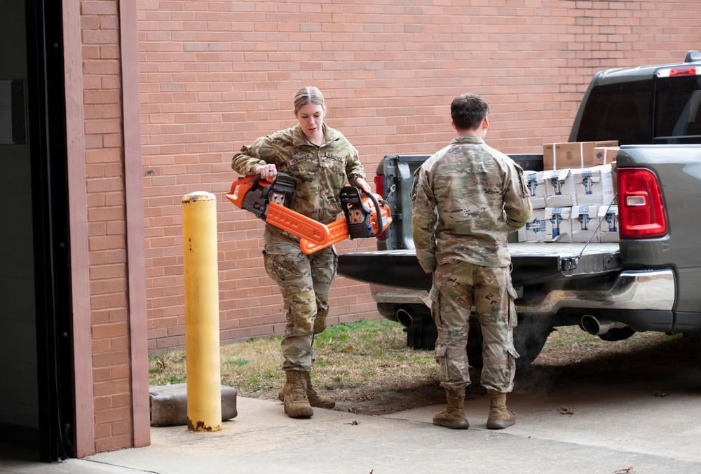 VNG personnel staged, ready for  winter weather response support