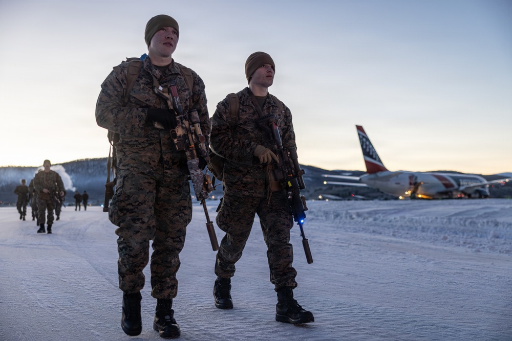 CORE26 |  U.S. Marines Travel to Norway for Cold Response 26