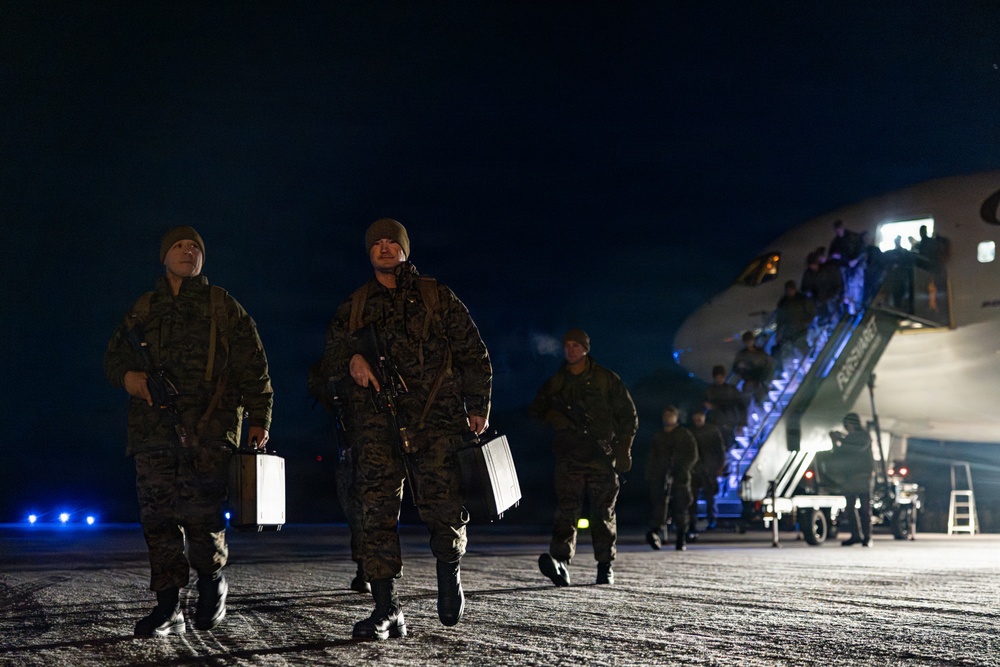 CORE26 |  U.S. Marines Travel to Norway for Cold Response 26