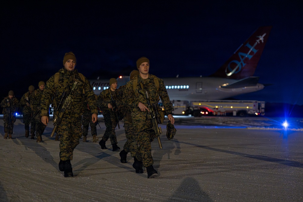 CORE26 |  U.S. Marines Travel to Norway for Cold Response 26