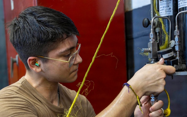 Abraham Lincoln conducts routine operations