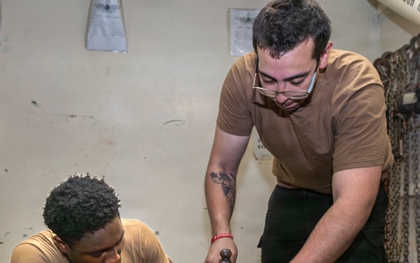 Abraham Lincoln conducts routine operations