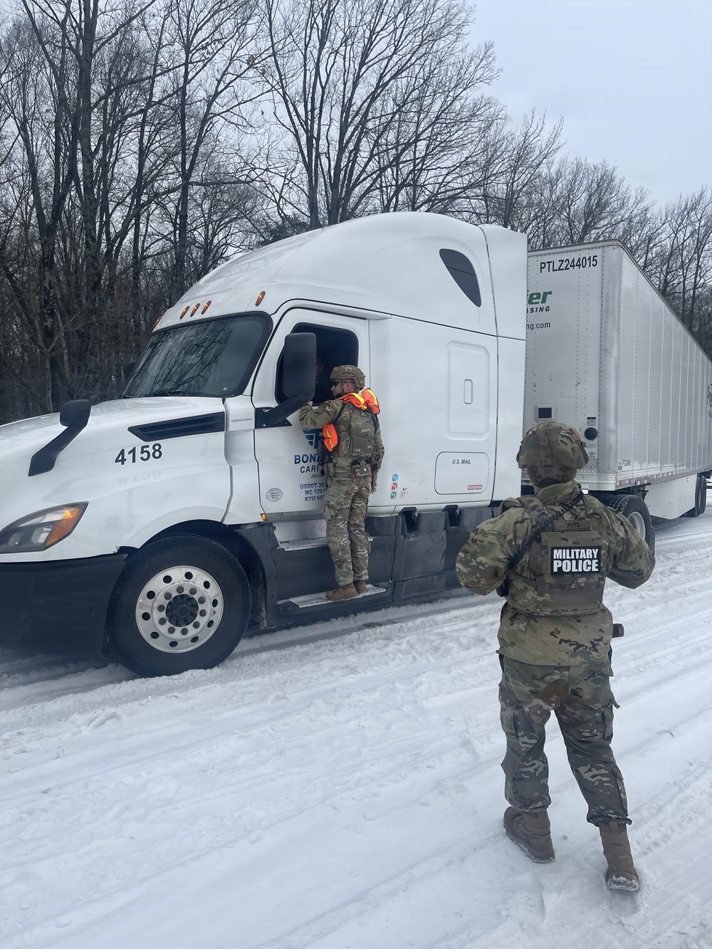 Tennessee National Guard assists with winter storm relief efforts