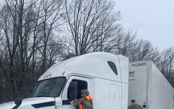 Tennessee National Guard assists with winter storm relief efforts