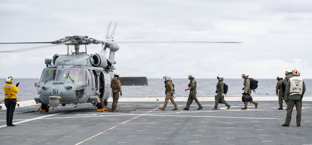 USS John P. Murtha (LPD 26) Conducts Flight Operations