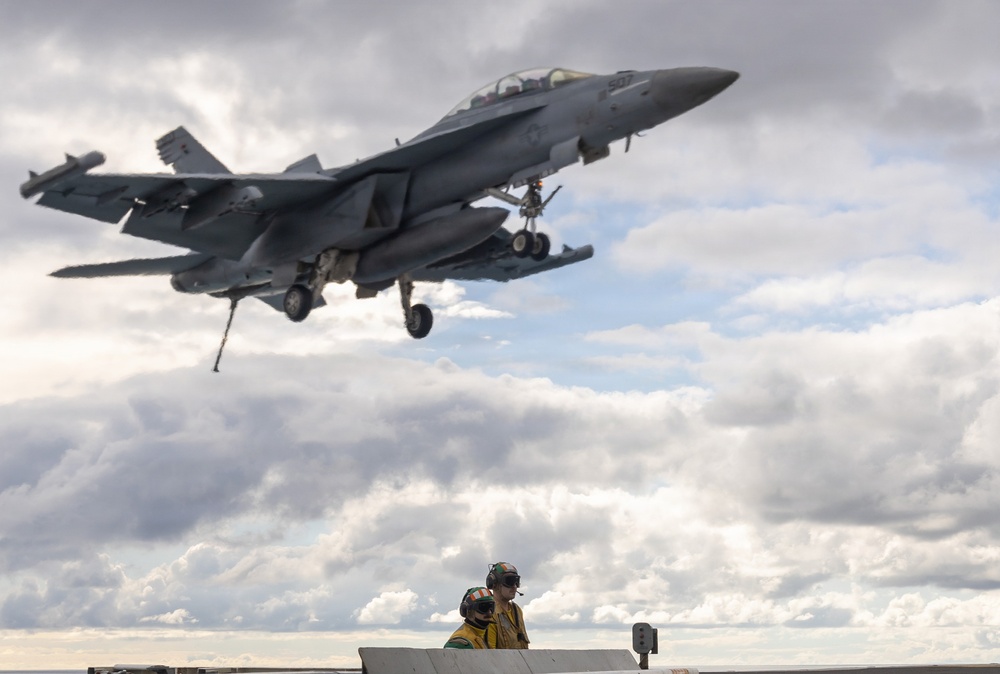 USS Theodore Roosevelt Supports Flight Operations