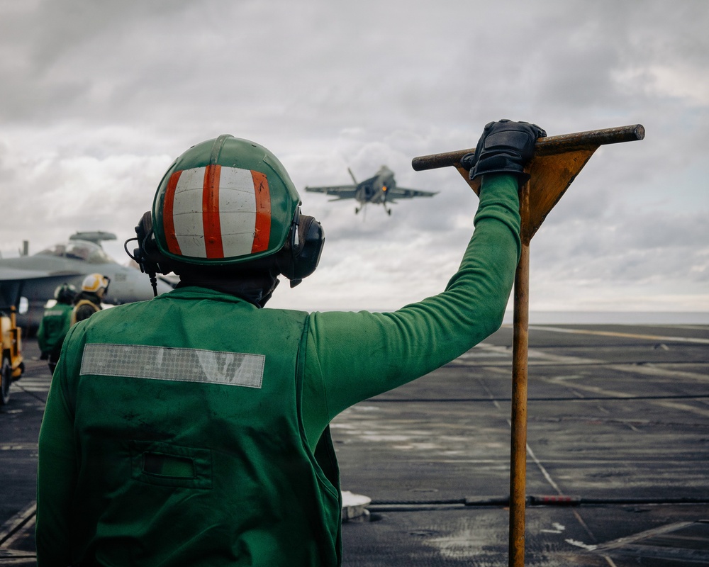 USS Theodore Roosevelt Supports Flight Operations