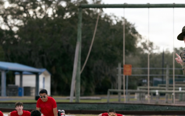 Blount Island Event Tests Readiness for Recruit Training