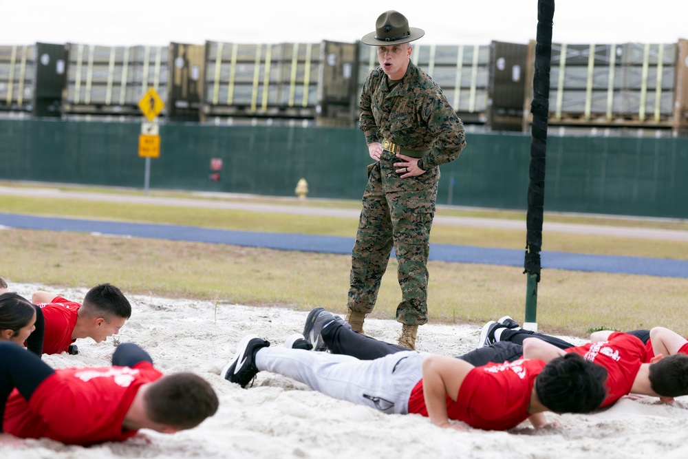 Blount Island Event Tests Readiness for Recruit Training