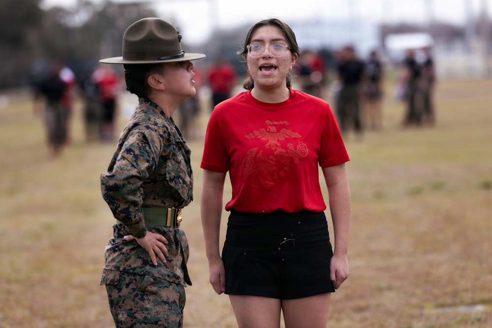 Blount Island Event Tests Readiness for Recruit Training