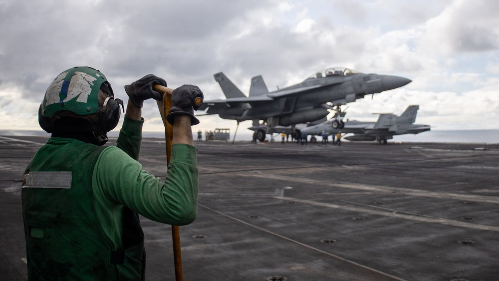 USS Theodore Roosevelt Supports Flight Operations