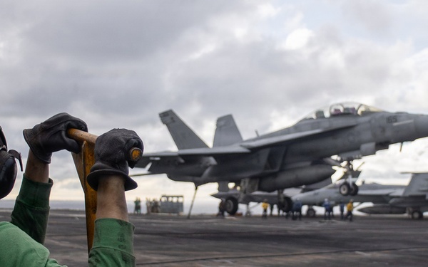 USS Theodore Roosevelt Supports Flight Operations