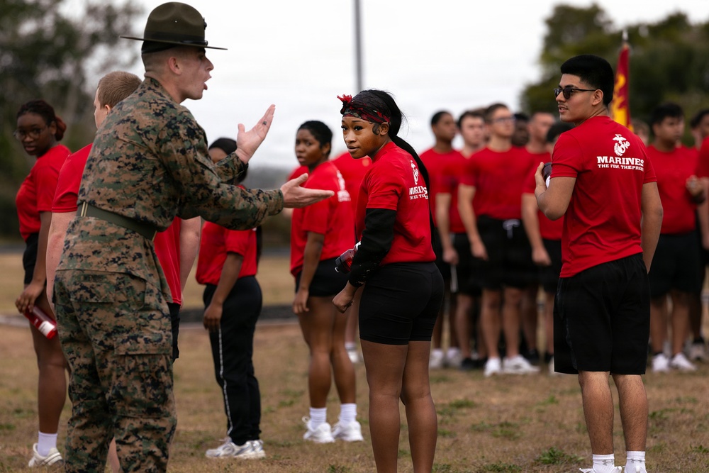 Blount Island Event Tests Readiness for Recruit Training