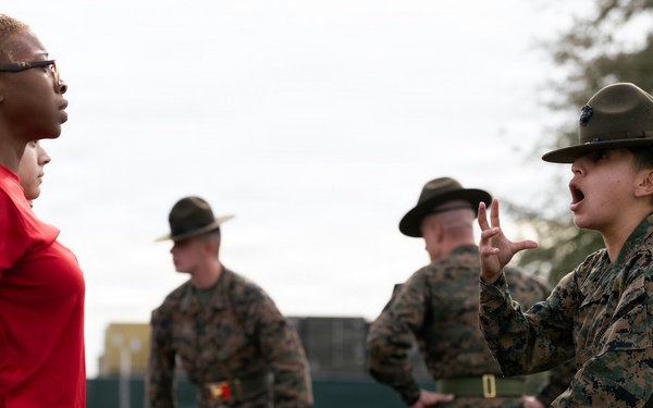 Blount Island Event Tests Readiness for Recruit Training