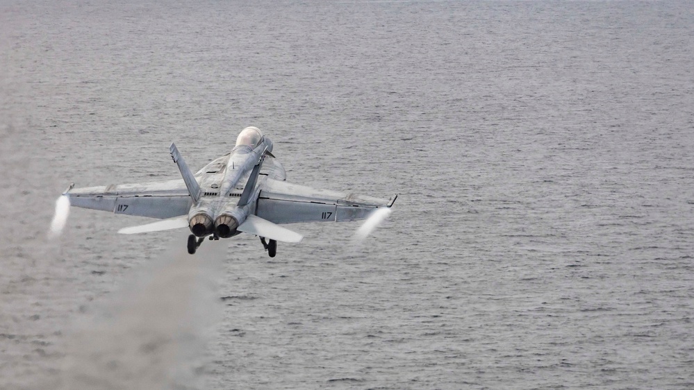USS Theodore Roosevelt Supports Flight Operations