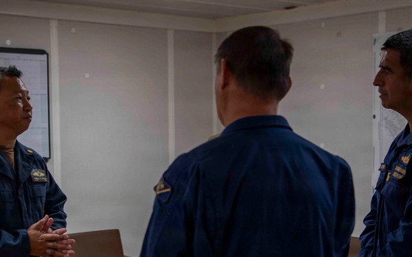 Peruvian Naval Officer Visit