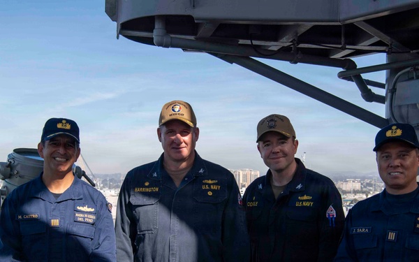 Peruvian Naval Officer Visit