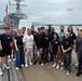 USS Wayne E. Meyer hosts Hawaii Navy Officer Recruiting Command