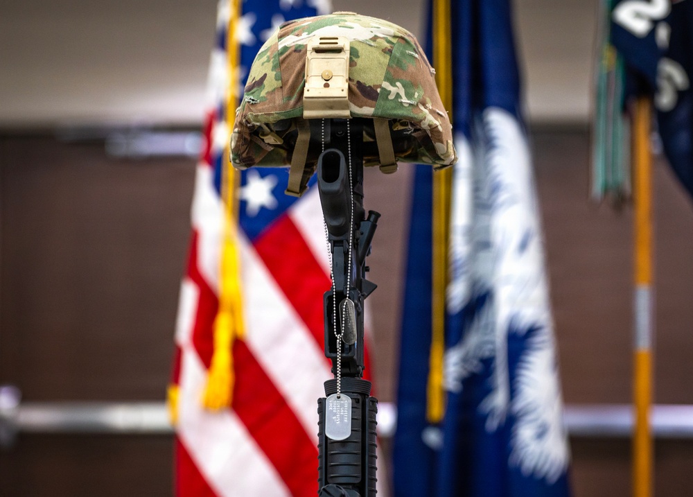 246th Army Band conducts Final Roll Call Ceremony