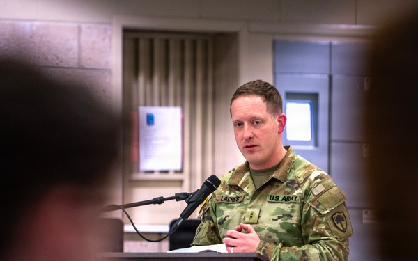 246th Army Band conducts Final Roll Call Ceremony