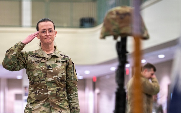 246th Army Band conducts Final Roll Call Ceremony