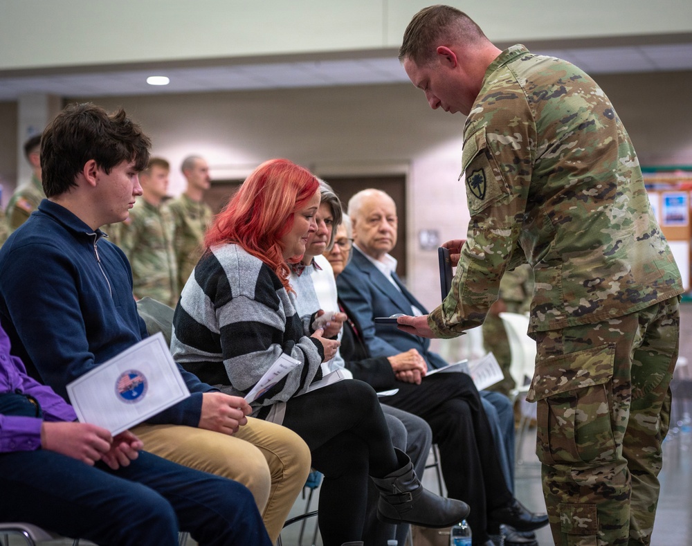 246th Army Band conducts Final Roll Call Ceremony