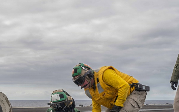 USS Theodore Roosevelt Supports Flight Operations