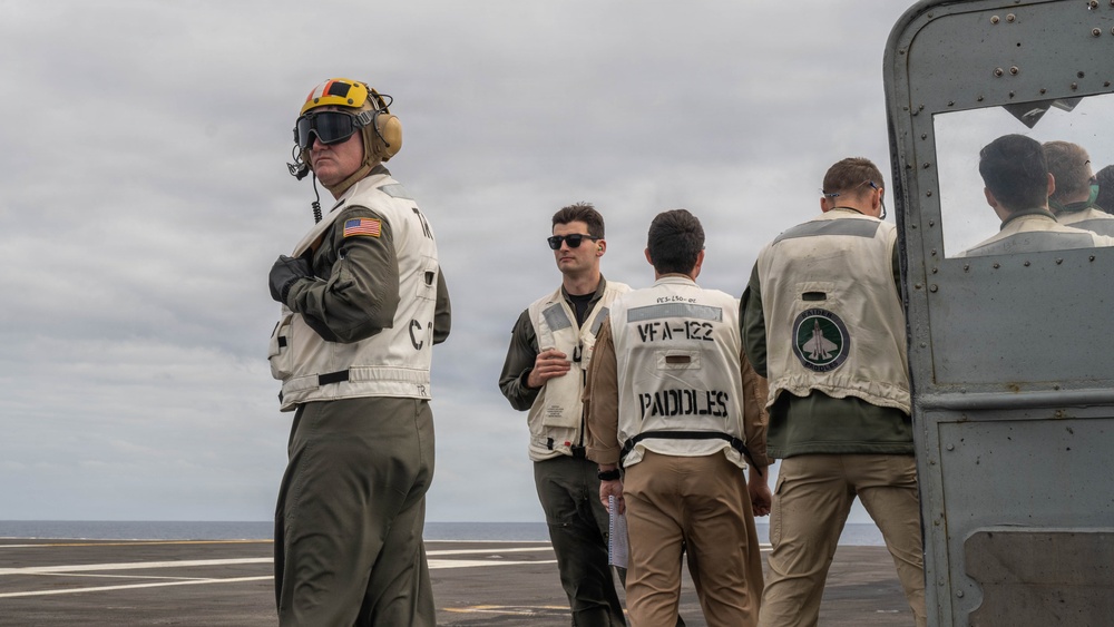 USS Theodore Roosevelt Supports Flight Operations