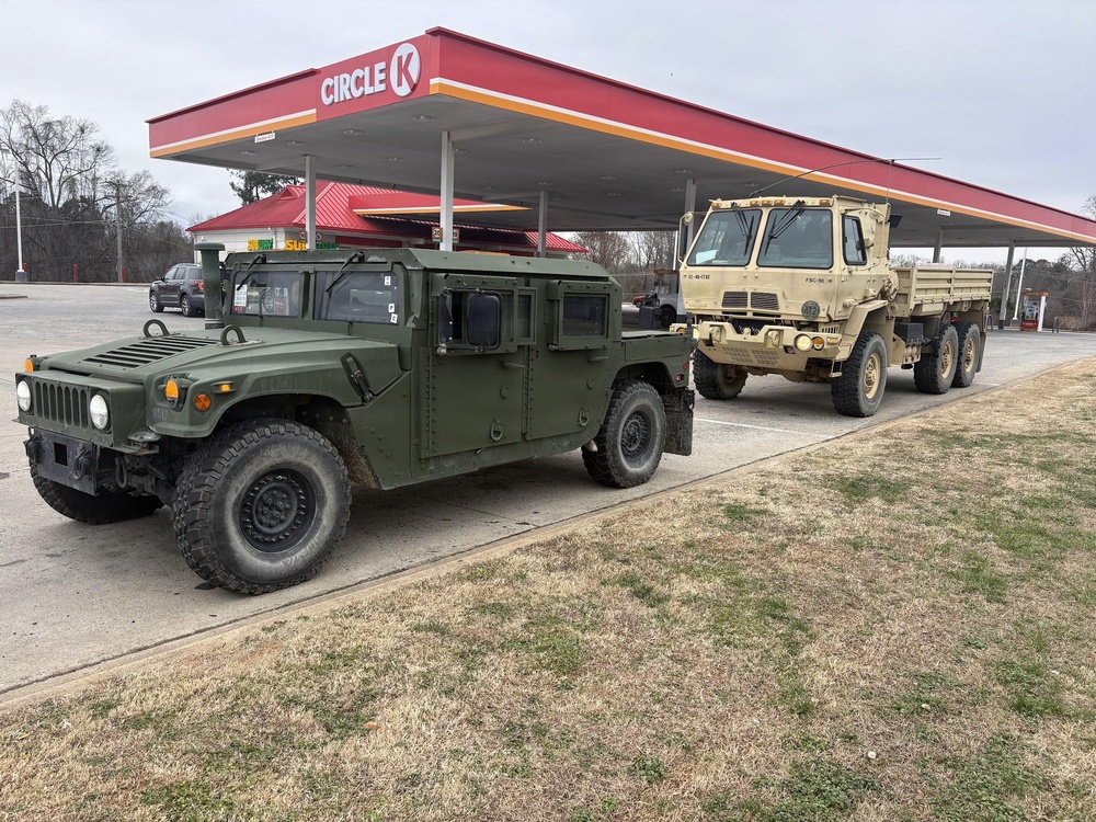 174th Engineer Company responds to Winter Storm Fern