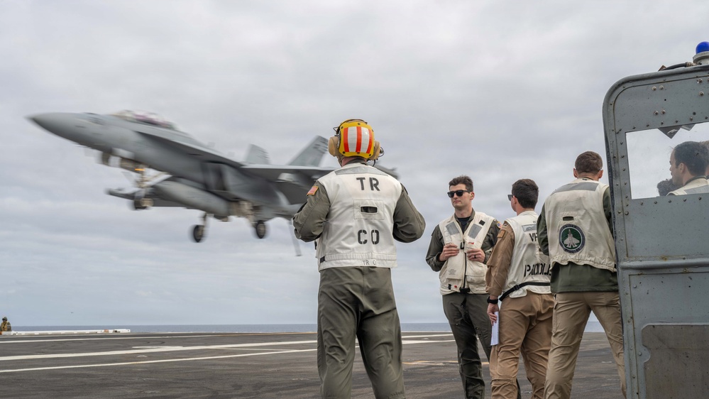 USS Theodore Roosevelt Supports Flight Operations