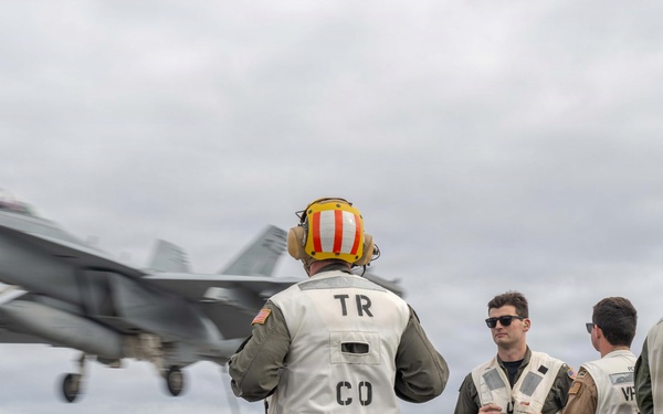 USS Theodore Roosevelt Supports Flight Operations