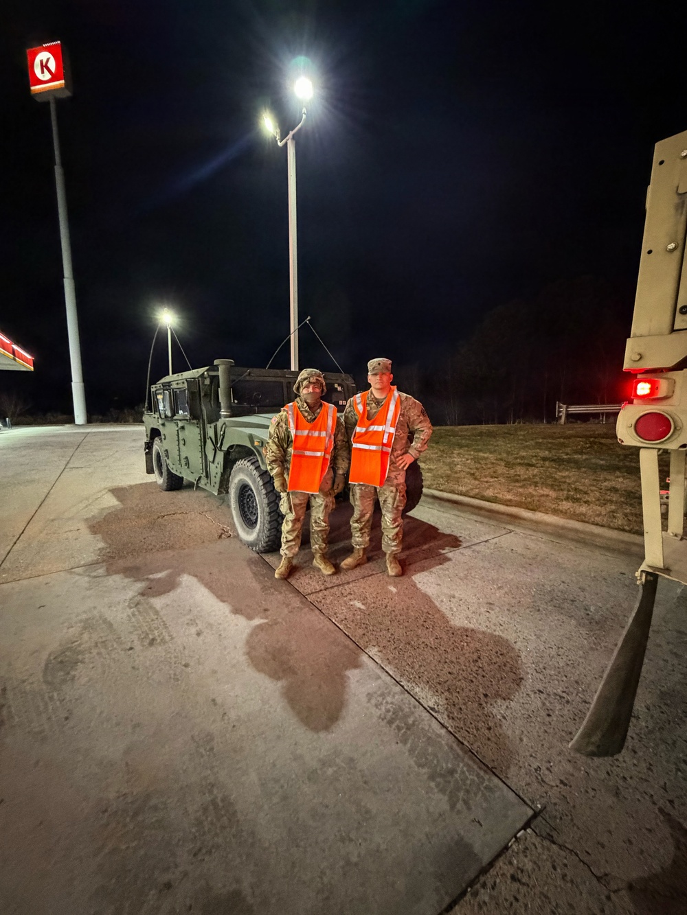 174th Engineer Company responds to Winter Storm Fern