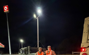 174th Engineer Company responds to Winter Storm Fern