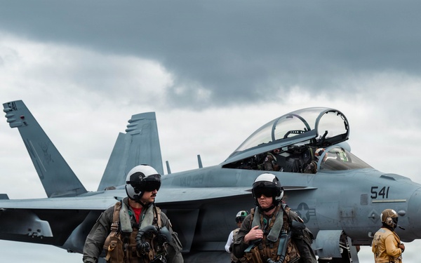 USS Theodore Roosevelt Supports Flight Operations