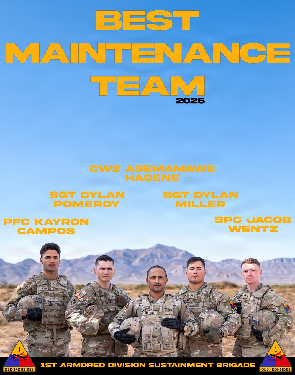 Best Maintenance Team (DSB) 26in x 33in