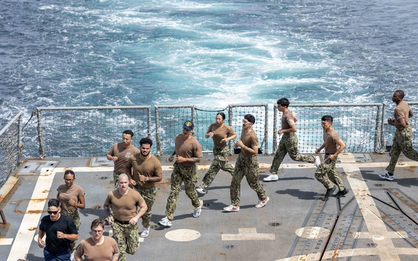 Spruance conducts routine operations