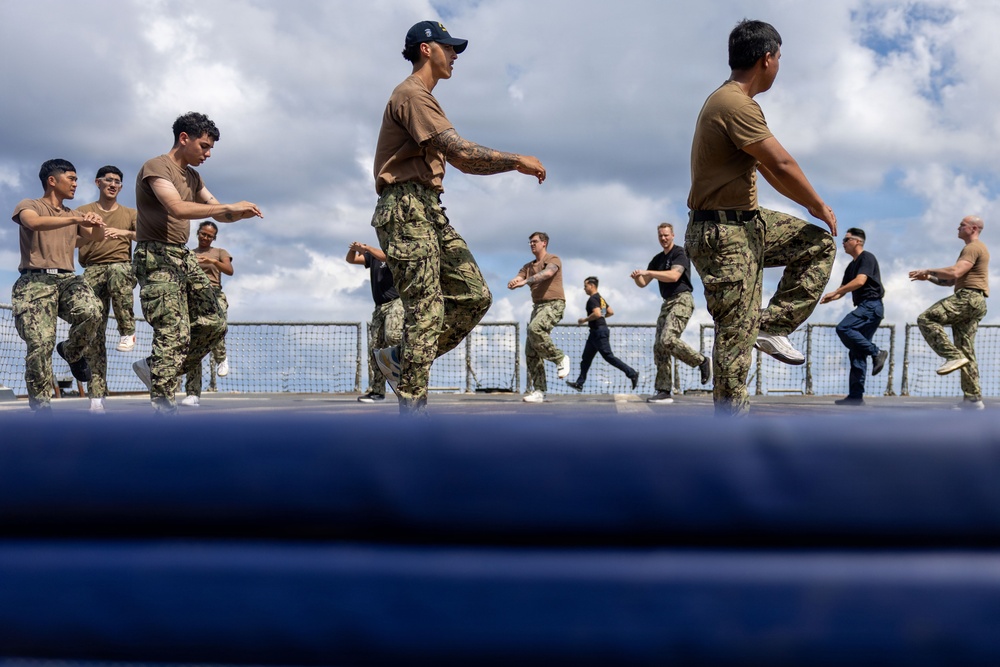 Spruance conducts routine operations