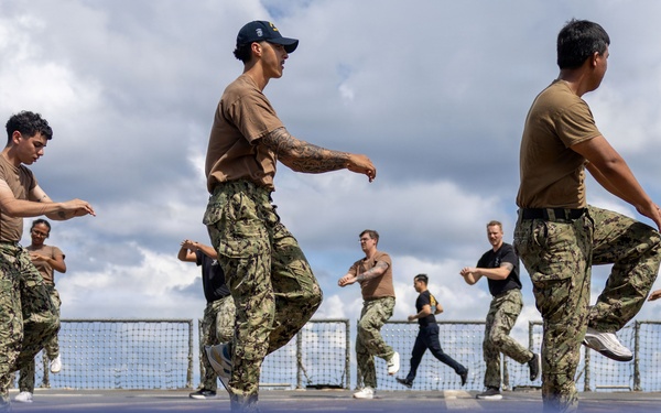 Spruance conducts routine operations