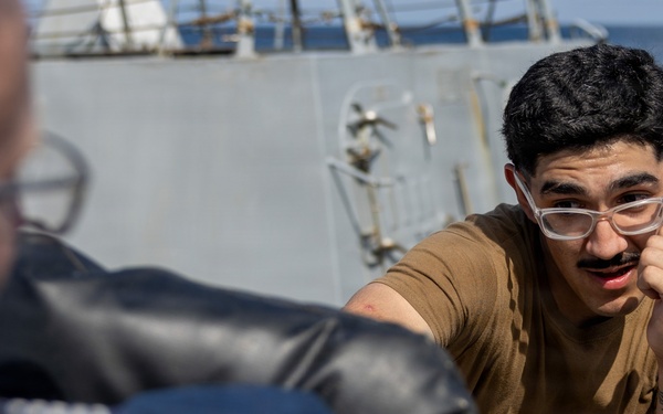 Spruance conducts routine operations