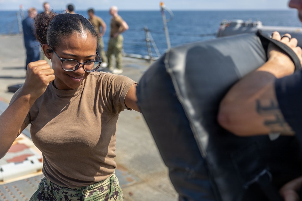 Spruance conducts routine operations