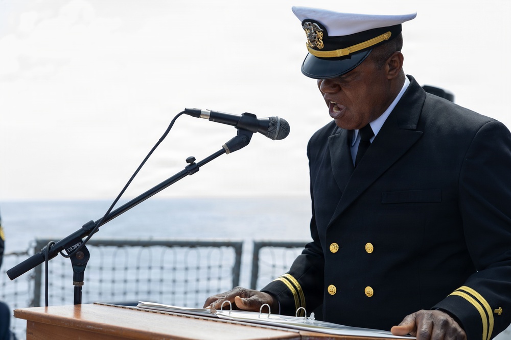 Spruance conducts routine operations