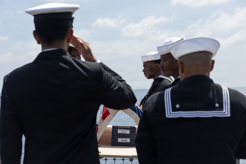 Spruance conducts routine operations