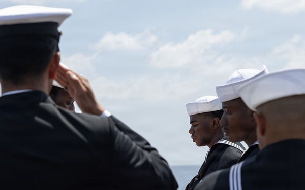 Spruance conducts routine operations