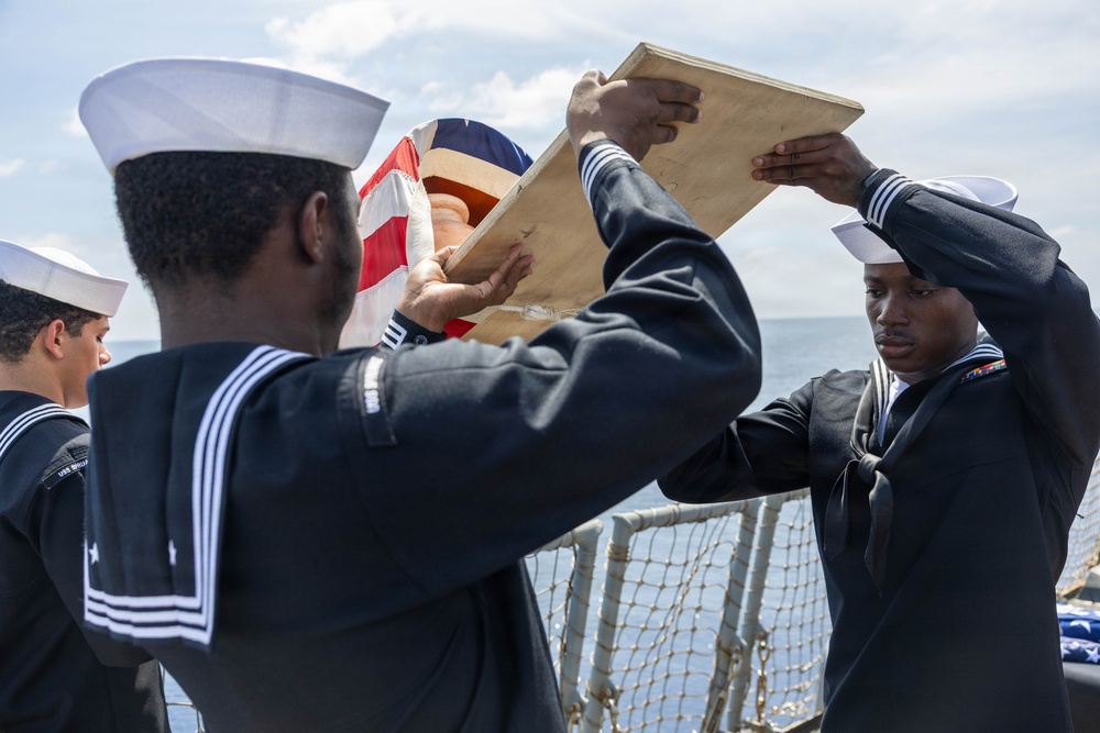 Spruance conducts routine operations