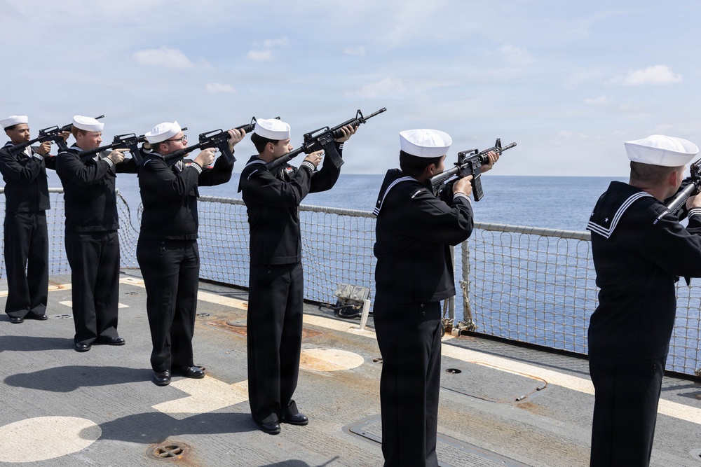 Spruance conducts routine operations