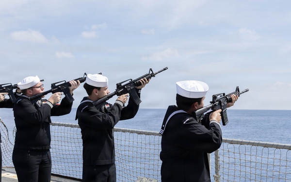 Spruance conducts routine operations