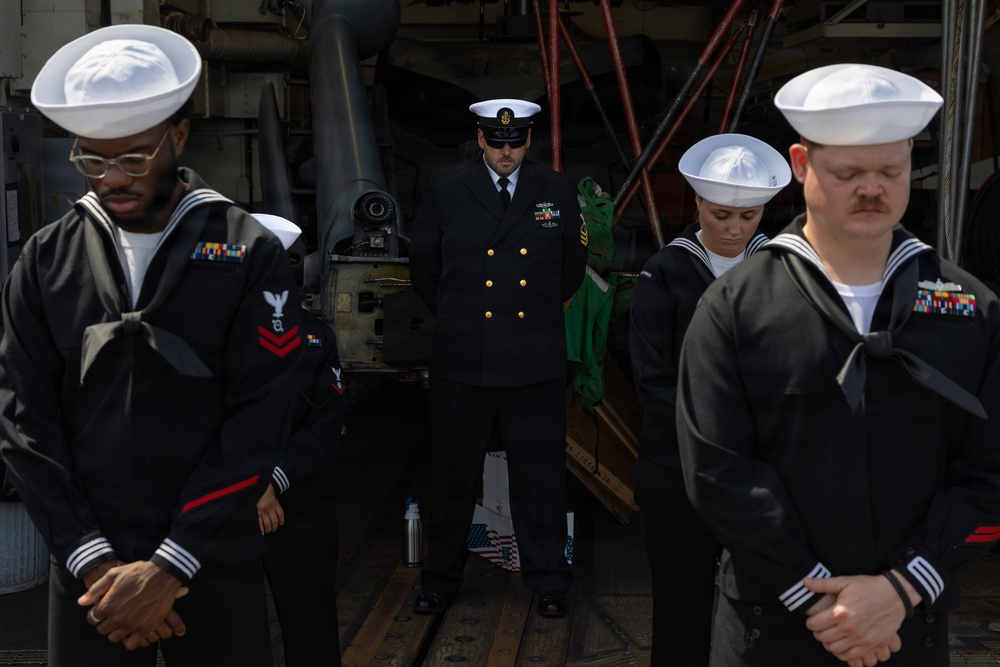 Spruance conducts routine operations