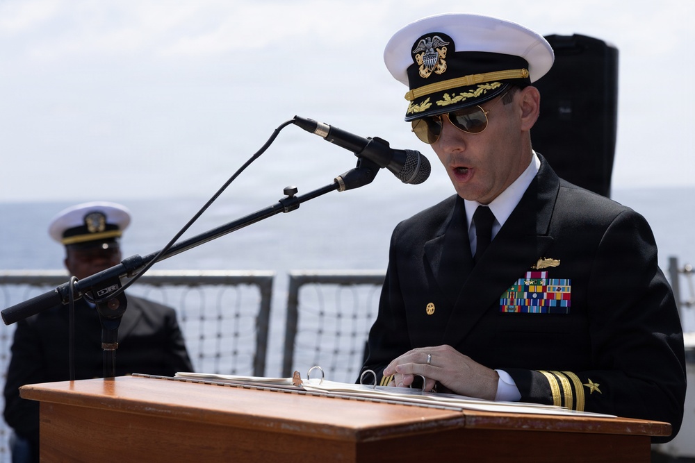 Spruance conducts routine operations