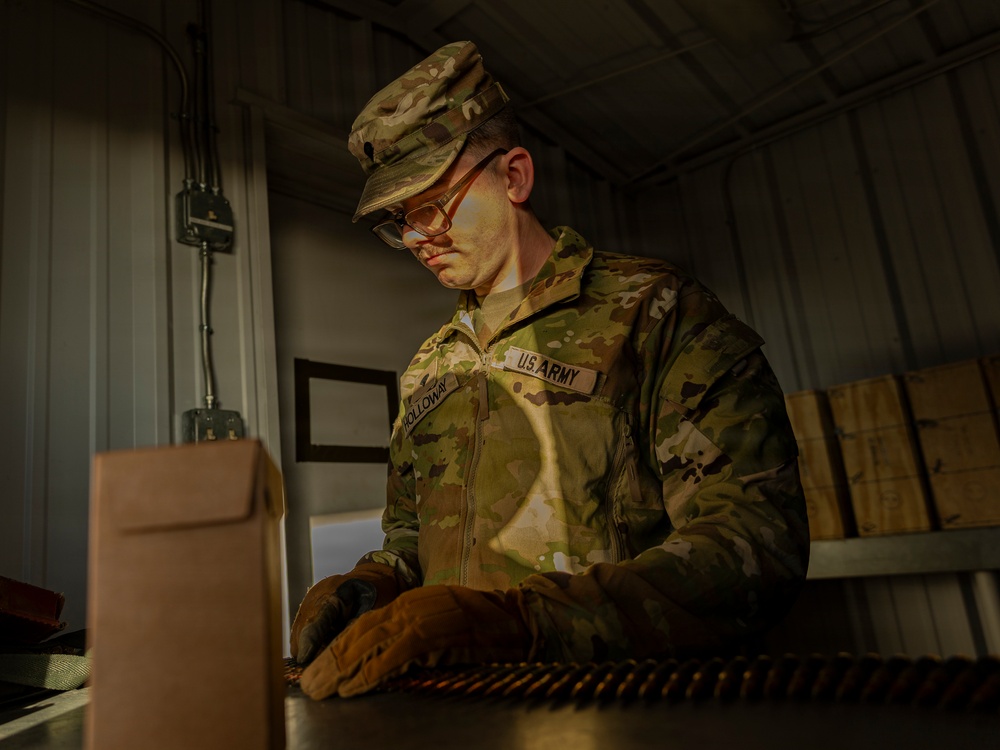 75th Field Artillery M240 Qualifation