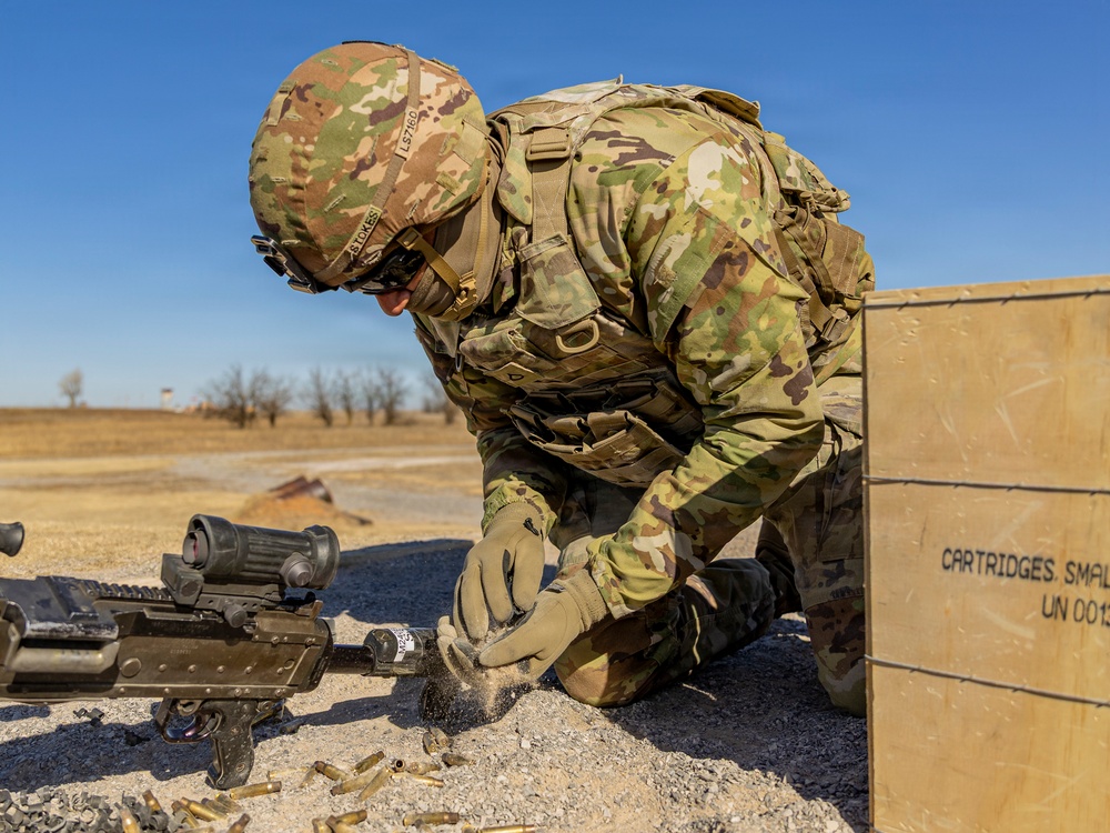 75th Field Artillery M240 Qualifation